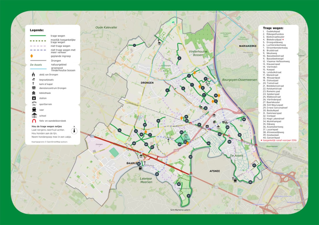 Folder Trage Wegen Drongen (1)